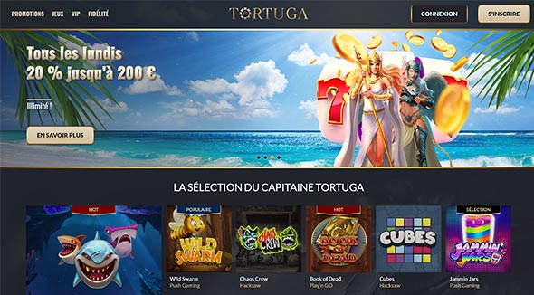 Accueil Tortuga Casino